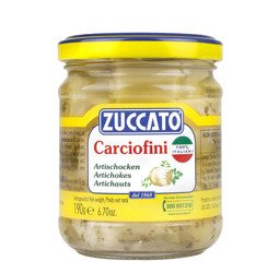 Zuccato Carciofini - karczochy bez trzonu w zalewie 190g