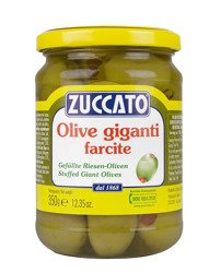 Zuccato Olive Giganti Farcite - oliwki nadziewane papryką 350g