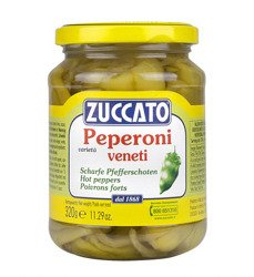 Zuccato Peperoni Veneti - papryczki zielone pikantne 320g