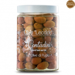 iContadini Olive Leccine - apulijskie oliwki z pestką 550g