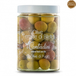 iContadini Olive Termite di Bitetto - apulijskie oliwki z pestką 550g