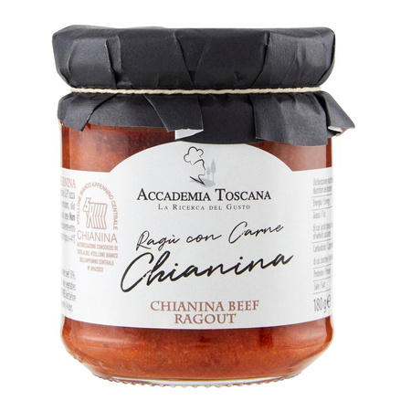 Accademia Toscana Ragù con Carne Chianina - włoski sos z wołowiną Chianina 180g