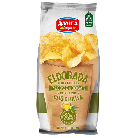 Amica Eldorada Oliva - włoskie chipsy z oliwą z oliwek 130g