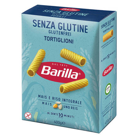 Barilla Tortiglioni senza glutine - makaron bezglutenowy 400g