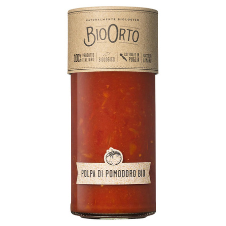 BioOrto Polpa di Pomodoro Bio - miąższ z włoskich pomidorów ekologicznych 520g