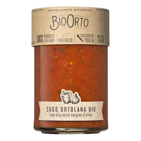 BioOrto Sugo Ortolana Bio - gotowy włoski sos pomidorowy z warzywami 350g
