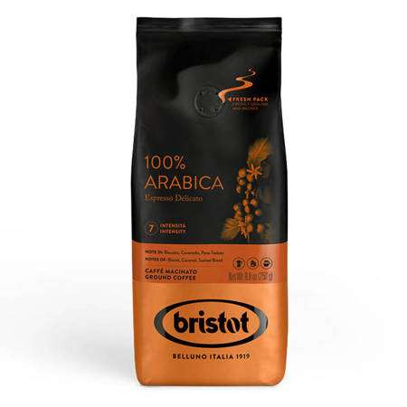 Bristot Espresso Delicato 100% Arabica - kawa mielona 250g