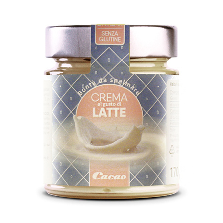 Cacao Crema Latte - włoski krem mleczny do smarowania 170g