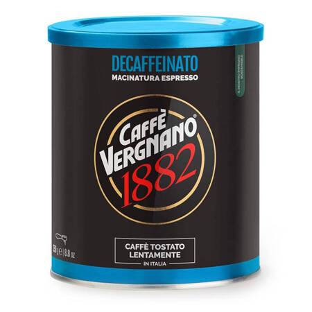 Caffe Vergnano 1882 Espresso Decaffeinato - kawa bezkofeinowa 250g
