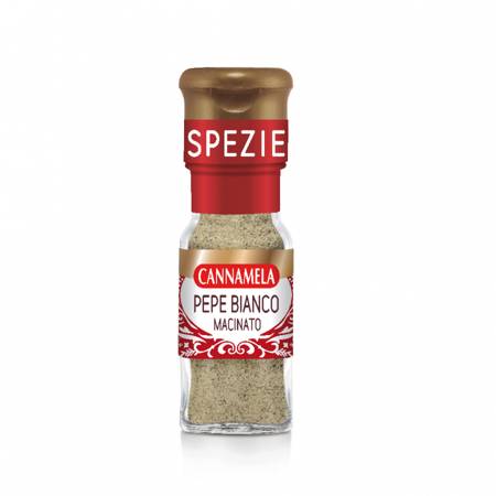 Cannamela Pepe Bianco Macinato - biały pieprz mielony 50g