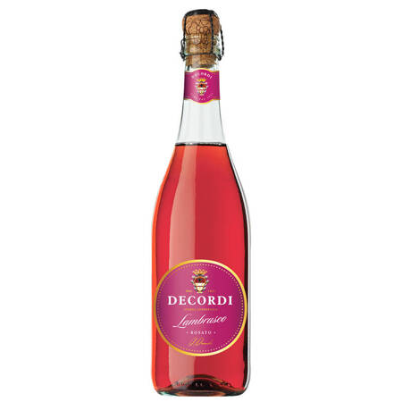 Decordi Lambrusco dell'Emilia IGT Rosato frizzante półsłodkie wino musujące