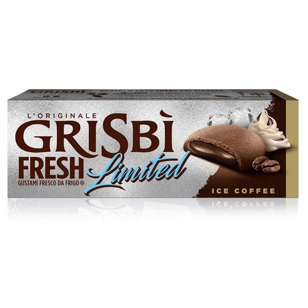 Grisbì Ice Coffee - włoskie ciastka z nadzieniem kawowym 135g edycja limitowana