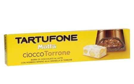 Motta Tartufone Ciocco Torrone - czekolada mleczna nadziewana kawałkami nugatu 150g