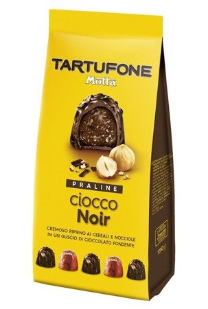 Motta Tartufone Noir - pralinki czekoladowe z orzechami i zbożem 150g