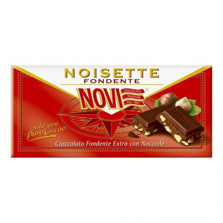 Novi Noisette Fondente - gorzka czekolada z kawałkami orzechów 100g