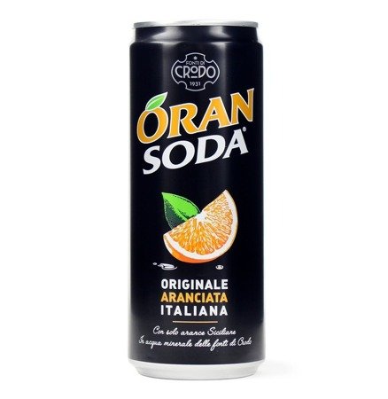 Oran-Soda l'Aranciata - napój o smaku pomarańczy 330ml
