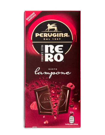 Perugina Nero - czekolada gorzka z kawałkami malin 85g edycja limitowana