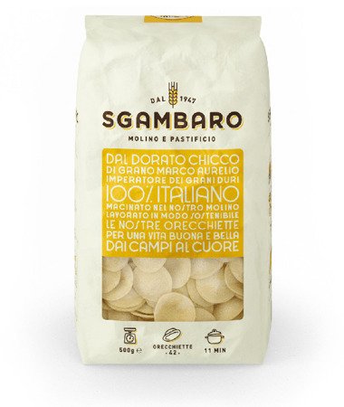 Sgambaro Orecchiette n.42 - włoski makaron 500g