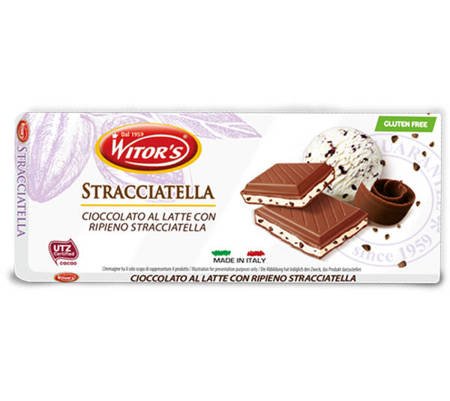 Witor’s Cioccolato Stracciatella - czekolada mleczna z nadzieniem stracciatella 100g
