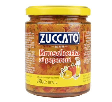 Zuccato Bruschetta ai Peperoni - sos do grzanek z grillowanej papryki 290g