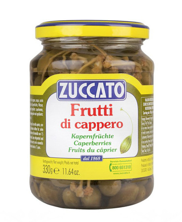Zuccato Frutti di Cappero - kapary z ogonkami 330g