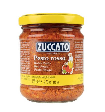 Zuccato Pesto Rosso - pesto z suszonych pomidorów 190g