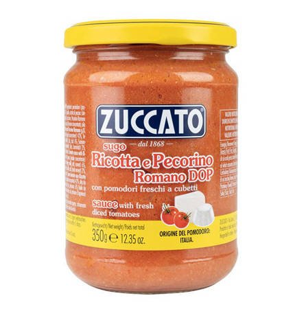 Zuccato Sugo Ricotta e Pecorino Romano DOP - sos pomidorowy z włoskimi serami 350g